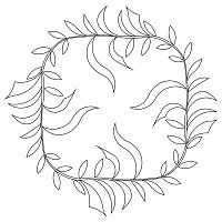 amish fern wreath